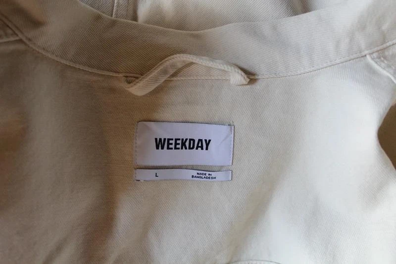 Ecru Weekday oversize denim jacket – photo 6